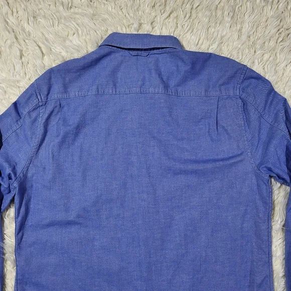 Lululemon Commission Long Sleeve Shirt Blue Mens Size Large! - Picture 12 of 14